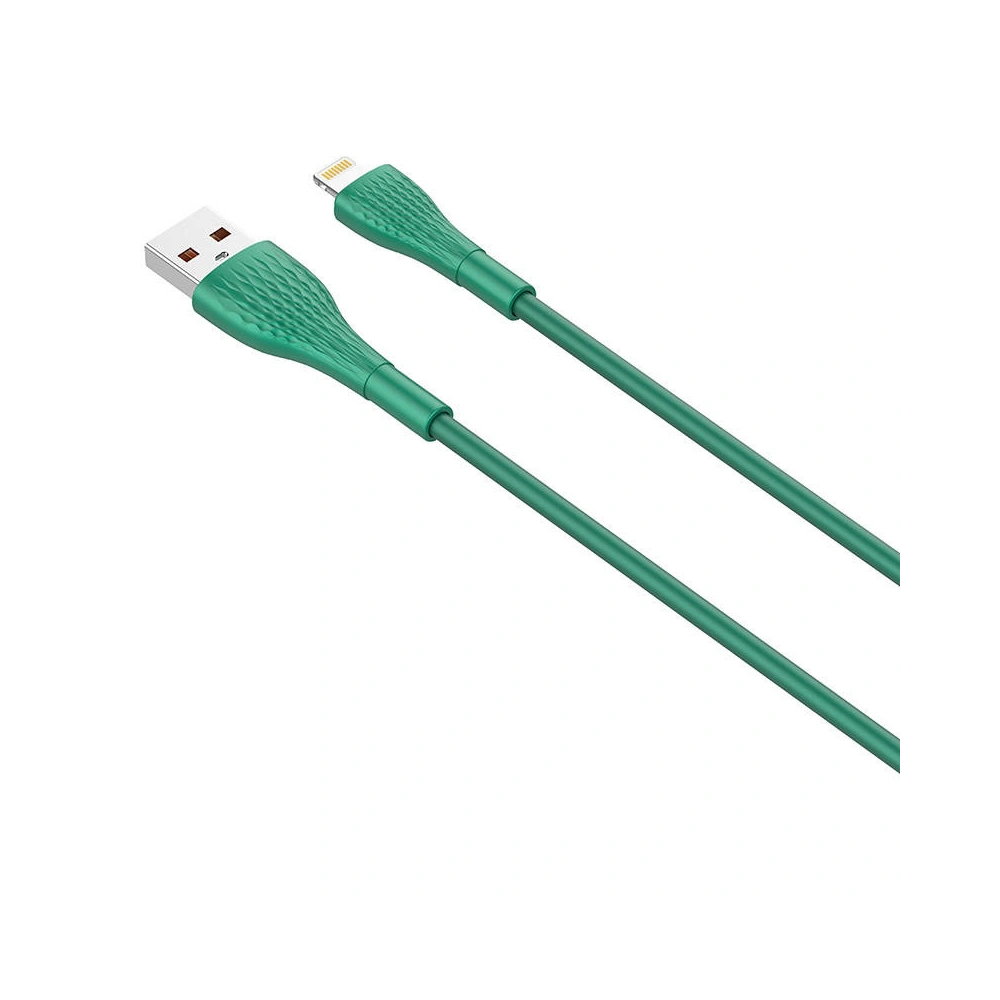Wholesale LDNIO LS672 USB-A/Lightning 30W cable, 2m green - LDN78 - {ean13} - Hurt