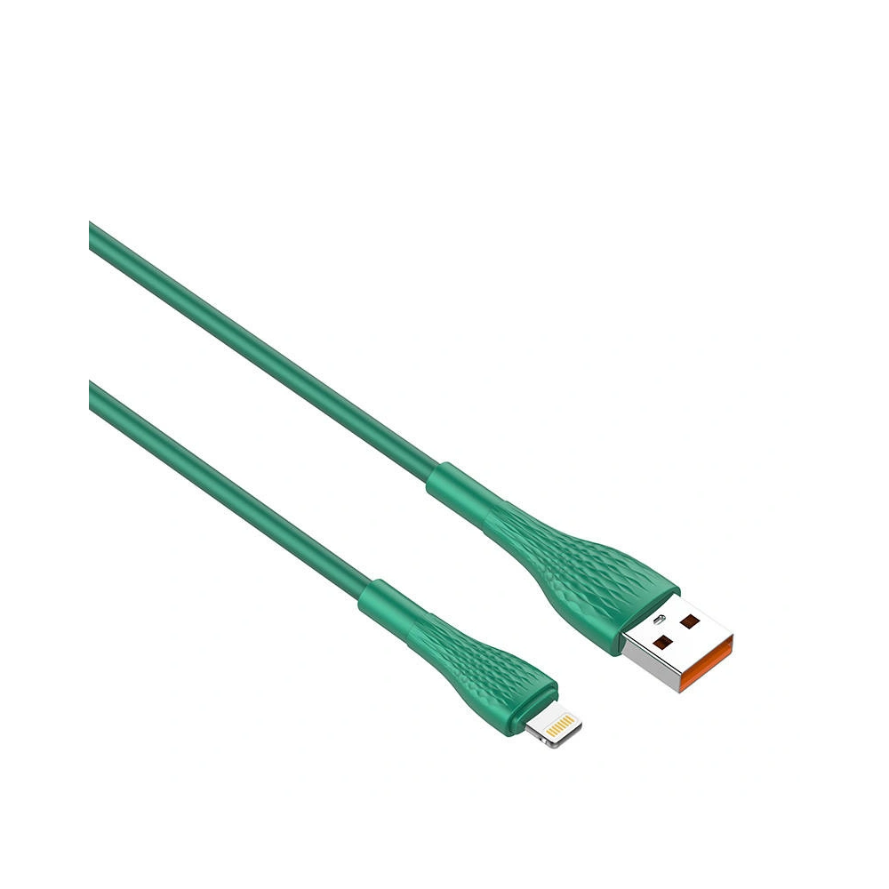 Hurtownia GSM - Kabel LDNIO LS672 USB-A/Lightning 30W, 2m zelený - LDN78 - {ean13} - Hurt