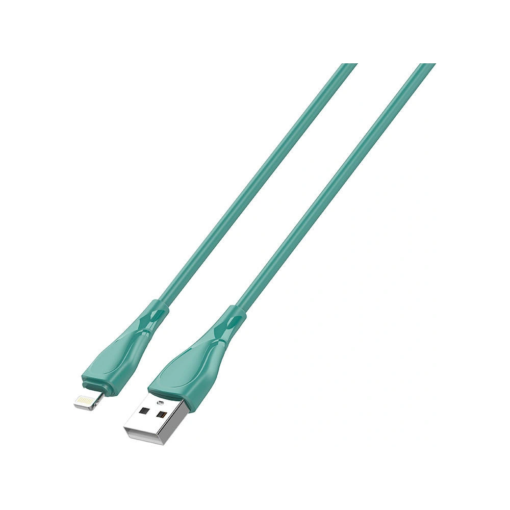 Hurtownia GSM - Kabel LDNIO LS612 USB-A/Lightning 25W, 2m grün - LDN84 - {ean13} - Hurt