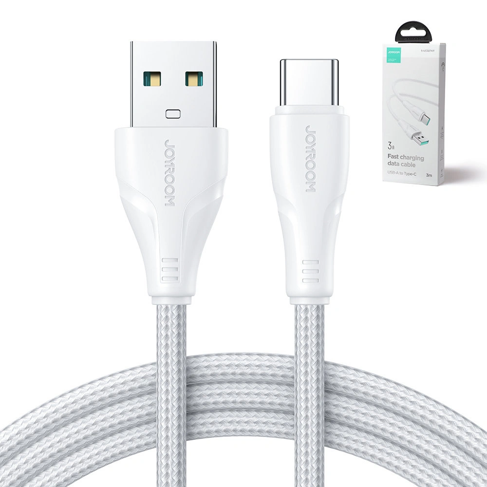Hurtownia GSM - Cablul Joyroom Seria Surpass USB-A/USB-C 3A 3m alb - JYR687 - {ean13} - Hurt