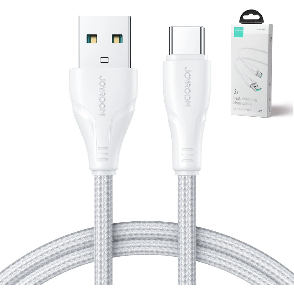 Hurtownia GSM - Cablul Joyroom Surpass Series USB-A/USB-C 3A 2m alb - JYR688 - {ean13} - Hurt