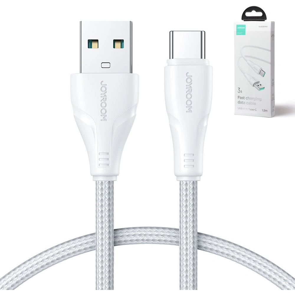 Hurtownia GSM - Cablul Joyroom Surpass Series USB-A/USB-C 3A 1,2m alb - JYR689 - {ean13} - Hurt