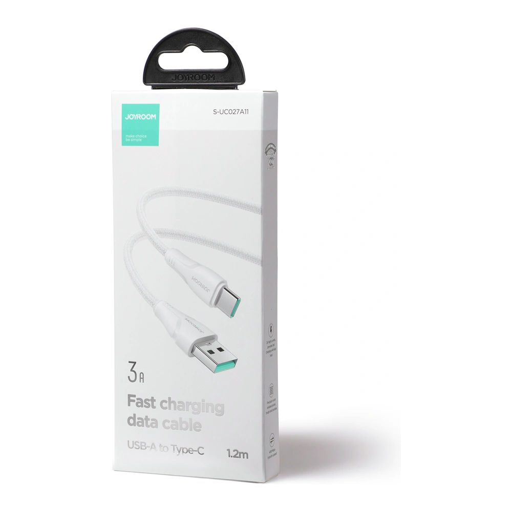 Hurtownia GSM - Cablul Joyroom Surpass Series USB-A/USB-C 3A 1,2m alb - JYR689 - {ean13} - Hurt
