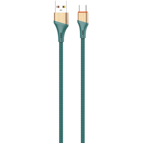 LDNIO Distributor - 5905316144637 - LDN93 - LDNIO LS631 USB-A/USB-C cable, 30W, 1m (green) - B2B homescreen