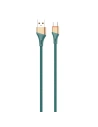Cablul LDNIO LS632 USB-A/USB-C, 30W, 2m (verde)