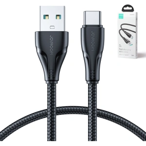 Kabel Joyroom Surpass Series USB-A/USB-C 3A 1,2 m schwarz