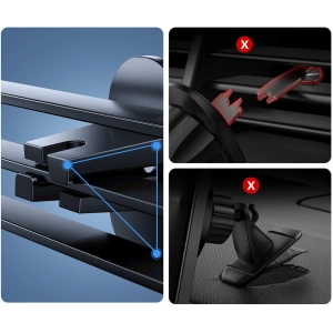 Uchwyt samochodowy magnetyczny Joyroom JR-ZS313 Air Vent czarny