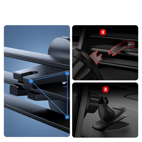 Uchwyt samochodowy magnetyczny Joyroom JR-ZS313 Air Vent czarny