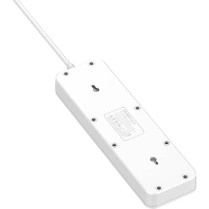 Wholesale Power strip with 5 AC outlets, 3x USB, USB-C, LDNIO SC5415, 2500W (white) - LDN97 - {ean13} - Hurt