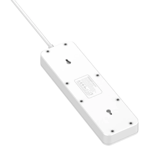 Listwa zasilająca z 5 gniazdami AC, 3x USB, USB-C, LDNIO SC5415, 2500W (biała)