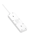 Wholesale Power strip with 5 AC outlets, 3x USB, USB-C, LDNIO SC5415, 2500W (white) - LDN97 - {ean13} - Hurt