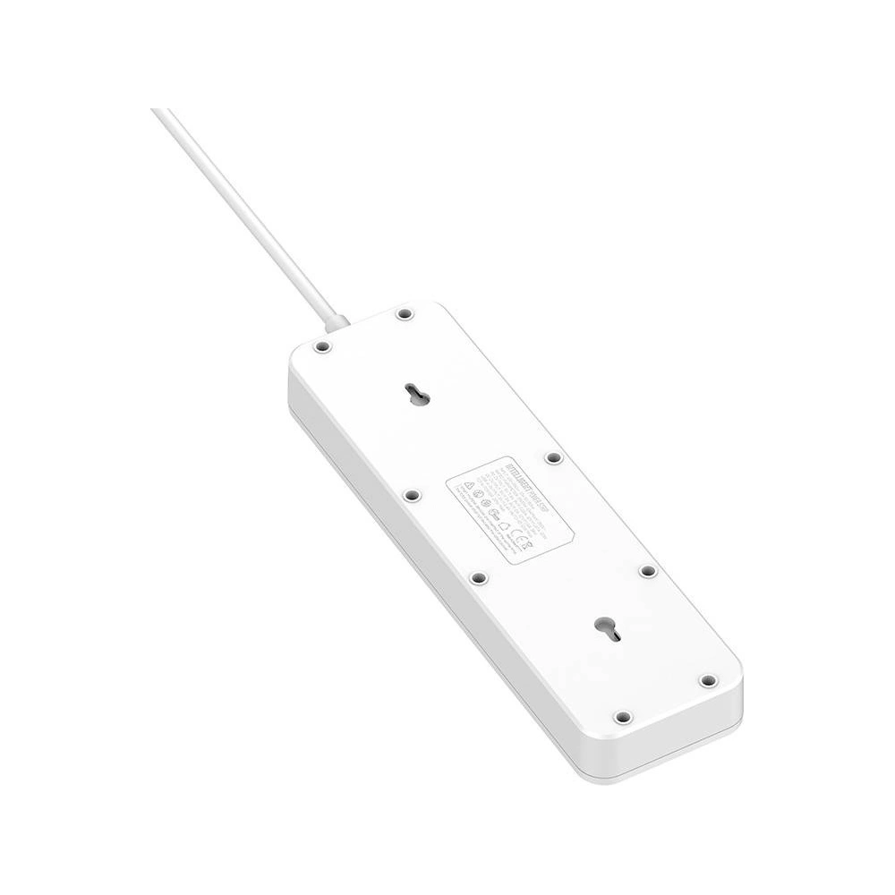 Hurtownia GSM - Priză de alimentare cu 5 prize AC, 3x USB, USB-C, LDNIO SC5415, 2500W (albă) - LDN97 - {ean13} - Hurt