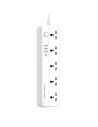 Wholesale Power strip with 5 AC outlets, 3x USB, USB-C, LDNIO SC5415, 2500W (white) - LDN97 - {ean13} - Hurt