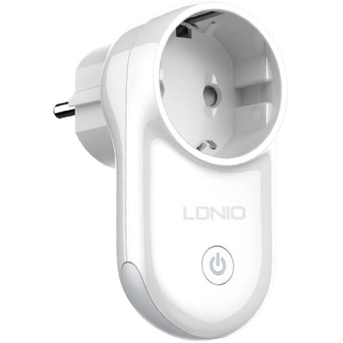 LDNIO Distributor - 6933138600658 - LDN105 - LDNIO SEW1058 Wi-Fi smart socket, with night light function (white) - B2B homescreen