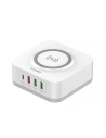 Hurtownia GSM - Încărcător wireless inductiv LDNIO AW004, 3x USB + USB-C, 32W (alb) - LDN108 - {ean13} - Hurt