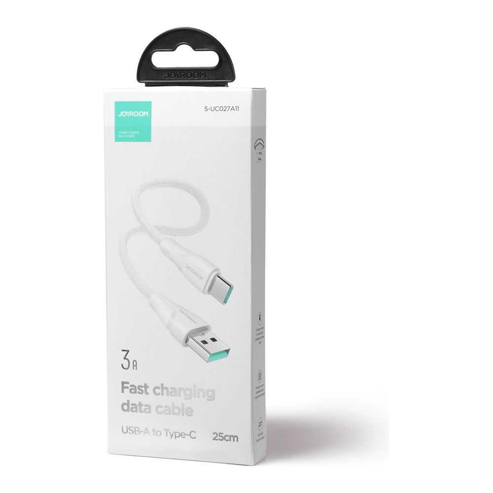Hurtownia GSM - Kabel Joyroom Surpass Series USB-A/USB-C 3A 0,25m weiß - JYR707 - {ean13} - Hurt
