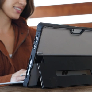 Wholesale STM Dux Shell Microsoft Surface Pro 7/Pro 7+ Case (Black) - STM42 - {ean13} - Hurt