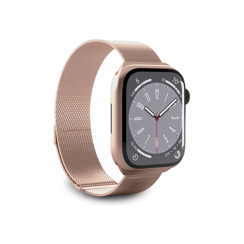 Hurtownia GSM - Bransoleta PURO Milanese Magnetic Band Apple Watch 4/5/6/7/SE/8/9 40/41mm (różowe złoto) - PUR661 - {ean13} - Hurt