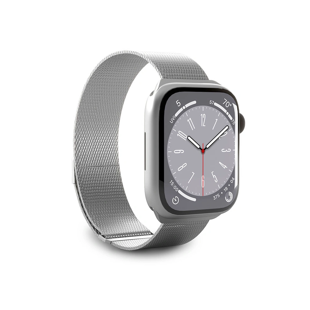Hurtownia GSM - Bransoleta PURO Milanese Magnetic Band Apple Watch 4/5/6/7/SE/8/9 40/41mm (silber) - PUR662 - {ean13} - Hurt
