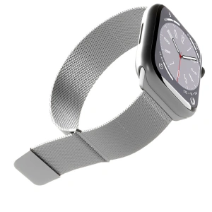 Hurtownia GSM - Brățara PURO Milanese Magnetic Band Apple Watch 4/5/6/7/SE/8/9 40/41mm (argintie) - PUR662 - {ean13} - Hurt