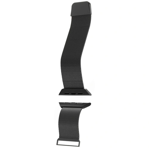 Bransoleta PURO Milanese Magnetic Band Apple Watch 42/44/45 mm (czarny)