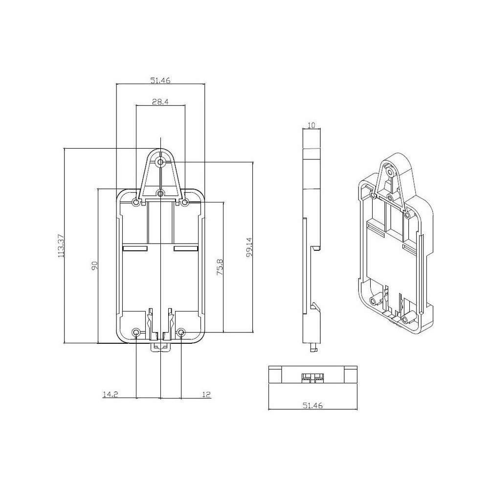 Wholesale DIN Sonoff DR rail mounting bracket - SNF113 - {ean13} - Hurt