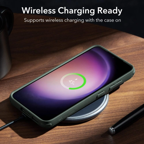 Etui ESR Classic Kickstand Samsung Galaxy S23 Clear/Green