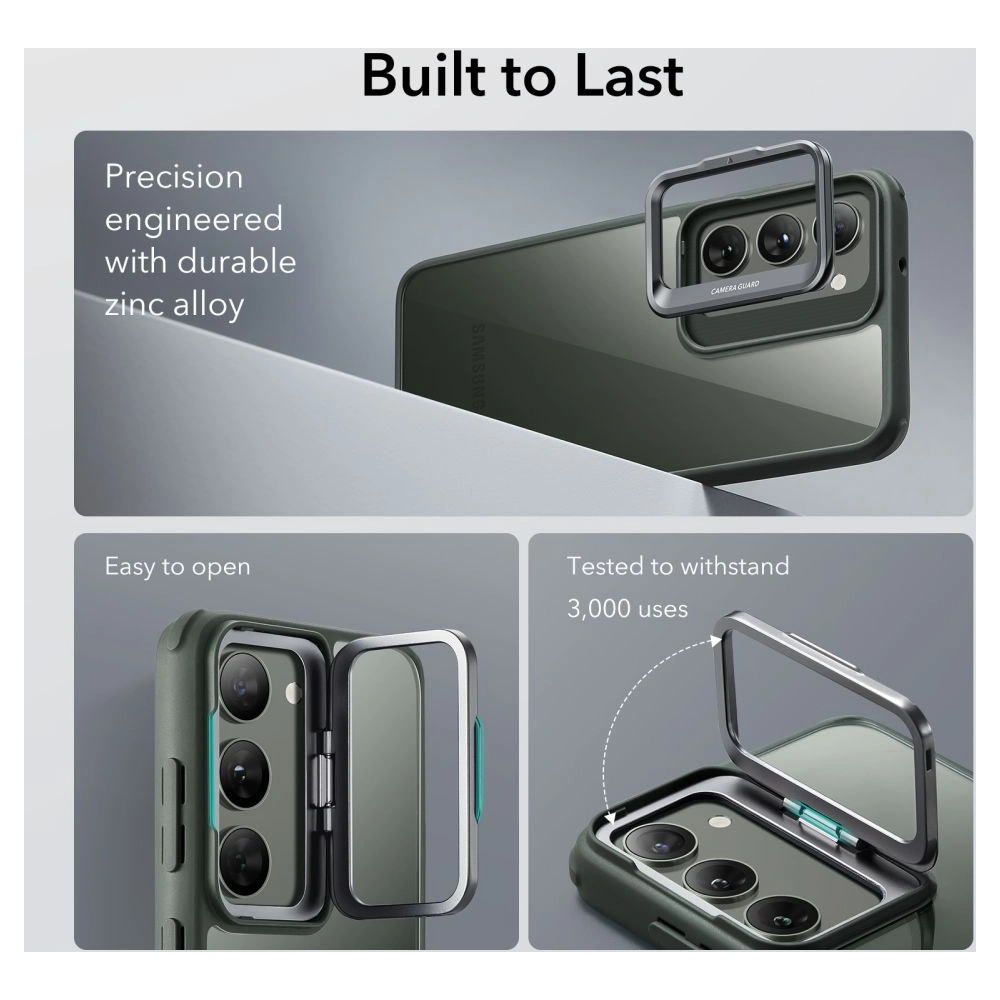Hurtownia GSM - ESR Samsung Case Classic Kickstand Galaxy S23+ Plus Klar/Grün - ESR665 - {ean13} - Hurt
