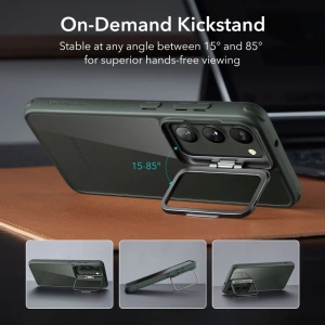 Hurtownia GSM - Etui ESR Classic Kickstand Samsung Galaxy S23+ Plus Clear/Green - ESR665 - {ean13} - Hurt
