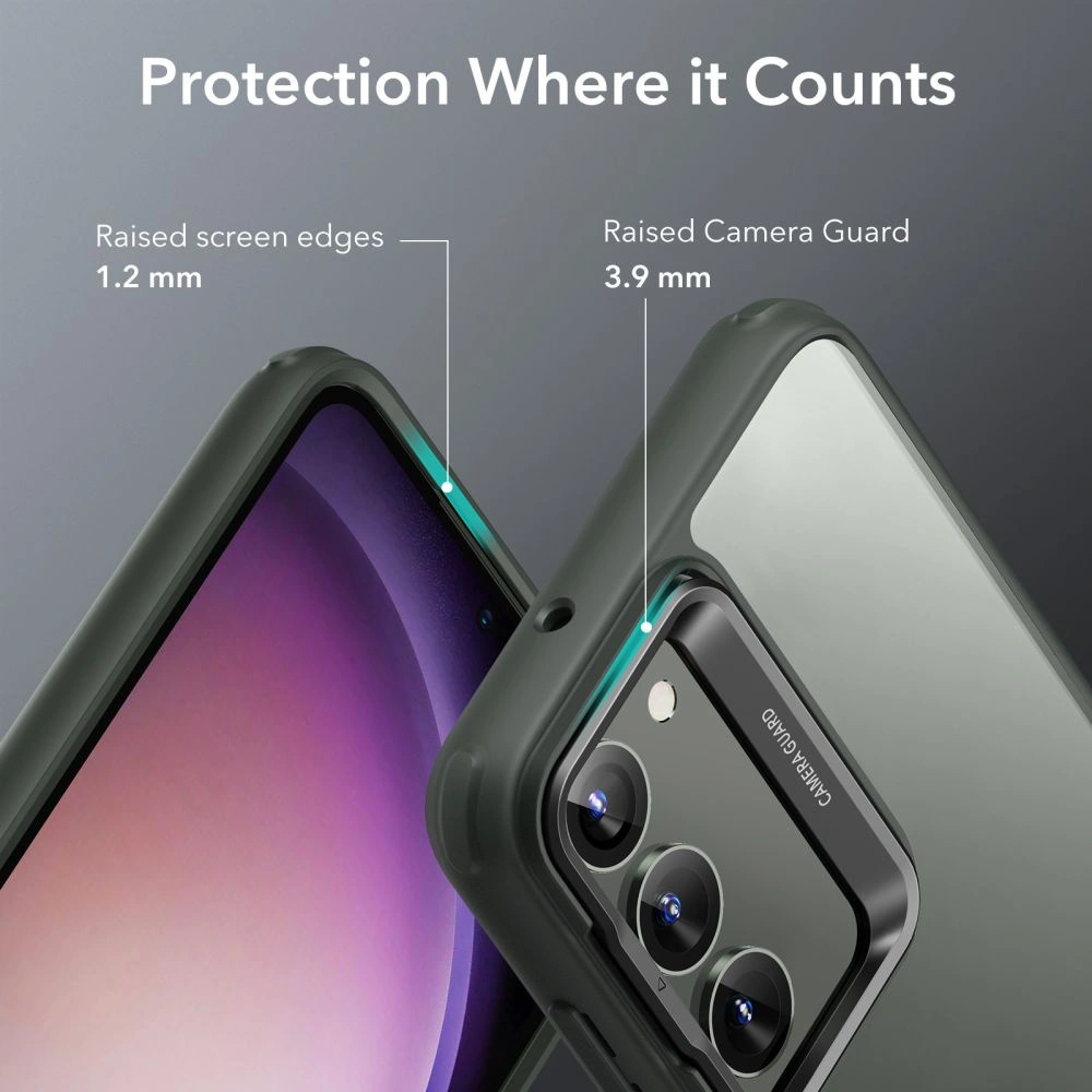 Hurtownia GSM - ESR Samsung Case Classic Kickstand Galaxy S23+ Plus Klar/Grün - ESR665 - {ean13} - Hurt