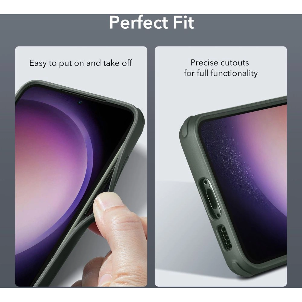 Hurtownia GSM - ESR Samsung Case Classic Kickstand Galaxy S23+ Plus Klar/Grün - ESR665 - {ean13} - Hurt