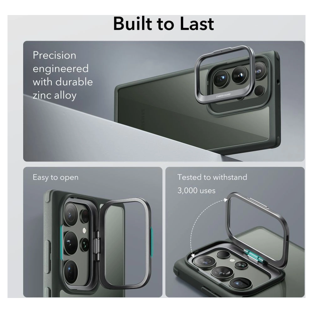 Hurtownia GSM - Etui ESR Classic Kickstand Samsung Galaxy S23 Ultra Clear/Zöld - ESR666 - {ean13} - Hurt