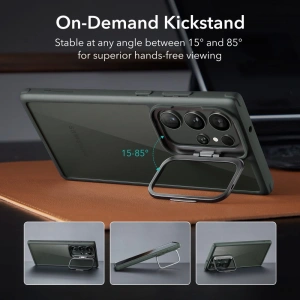 Wholesale ESR Classic Kickstand Samsung Galaxy S23 Ultra Clear/Green - ESR666 - {ean13} - Hurt