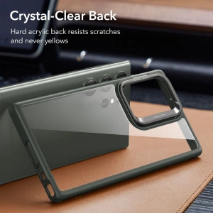 Wholesale ESR Classic Kickstand Samsung Galaxy S23 Ultra Clear/Green - ESR666 - {ean13} - Hurt