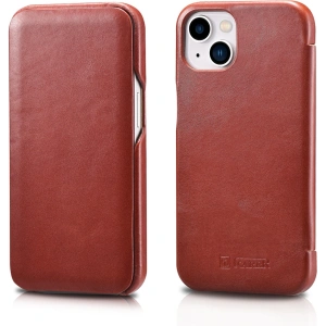 Hurtownia GSM - Etui iCarer Curved Edge Vintage Folio Apple iPhone 13 czerwony - ICR485 - {ean13} - Hurt
