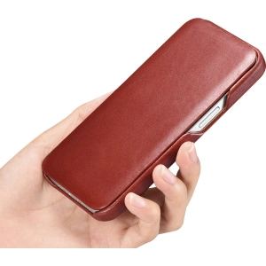 Hurtownia GSM - Etui iCarer Curved Edge Vintage Folio Apple iPhone 13 czerwony - ICR485 - {ean13} - Hurt