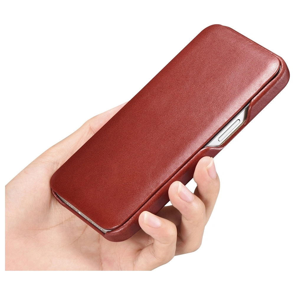 Hurtownia GSM - Etui iCarer Curved Edge Vintage Folio Apple iPhone 13 piros - ICR485 - {ean13} - Hurt