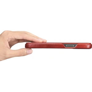 Hurtownia GSM - Etui iCarer Curved Edge Vintage Folio Apple iPhone 13 czerwony - ICR485 - {ean13} - Hurt