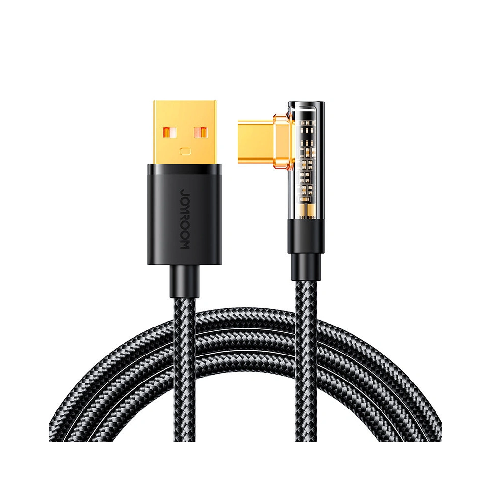 Hurtownia GSM - Kabel kątový Joyroom USB-C/USB-A 3A 1,2m černý - JYR710 - {ean13} - Hurt