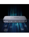 Wholesale Hub UGREEN CM296 6in1 USB-C / 3x USB 3.2 Gen 2 (10Gbps) - HDMI 4K 60Hz - USB-C PD - DC case for SSD SATA M.2 gray - UGR1483 - {ean13} - Hurt