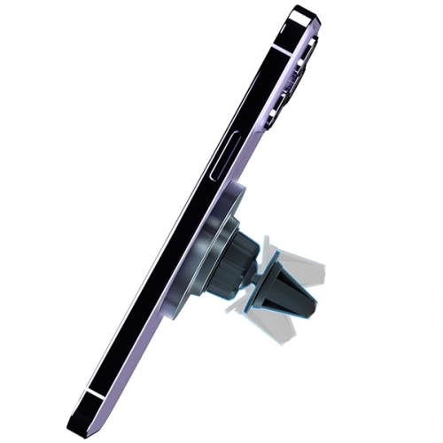 Uchwyt magnetyczny MagSafe 3MK MagHolder do kratki wentylacyjnej czarny/black