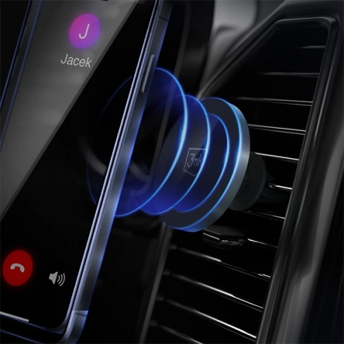 Uchwyt magnetyczny MagSafe 3MK MagHolder do kratki wentylacyjnej czarny/black