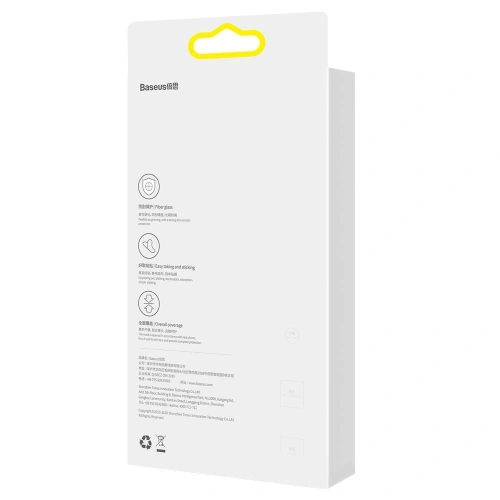 Szkło na obiektyw aparatu Baseus Full-frame Lens Film Apple iPhone 12 mini [2 PACK]