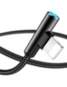 Hurtownia GSM - Cablul unghiular USAMS US-SJ260 U15 2A 1,2m USB-A/Lightning negru/black - USA928 - {ean13} - Hurt
