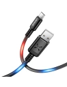 Hurtownia GSM - Kabel USAMS US-SJ288 U16 Volume Control LED USB-A/microUSB 2A 1m czarny/black - USA929 - {ean13} - Hurt