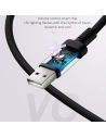 Hurtownia GSM - Kabel USAMS US-SJ288 U16 Volume Control LED USB-A/microUSB 2A 1m czarny/black - USA929 - {ean13} - Hurt