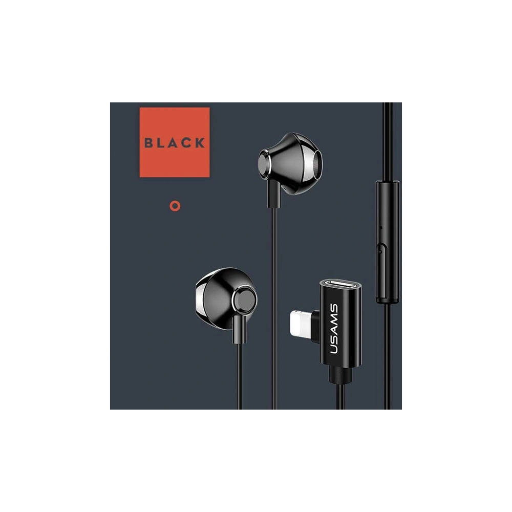 Hurtownia GSM - USAMS US-SJ295 EP-32 Lightning Kopfhörer schwarz/black - USA931 - {ean13} - Hurt