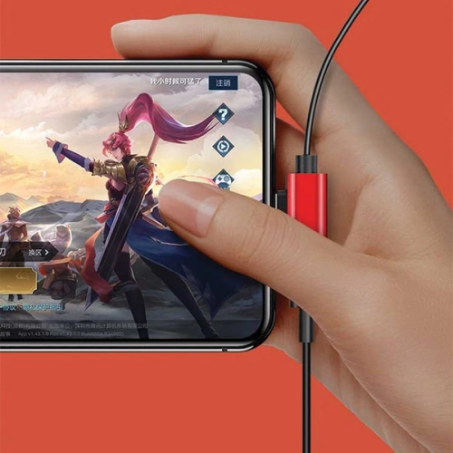 Słuchawki USAMS US-SJ295 EP-32 Lightning czarny/black