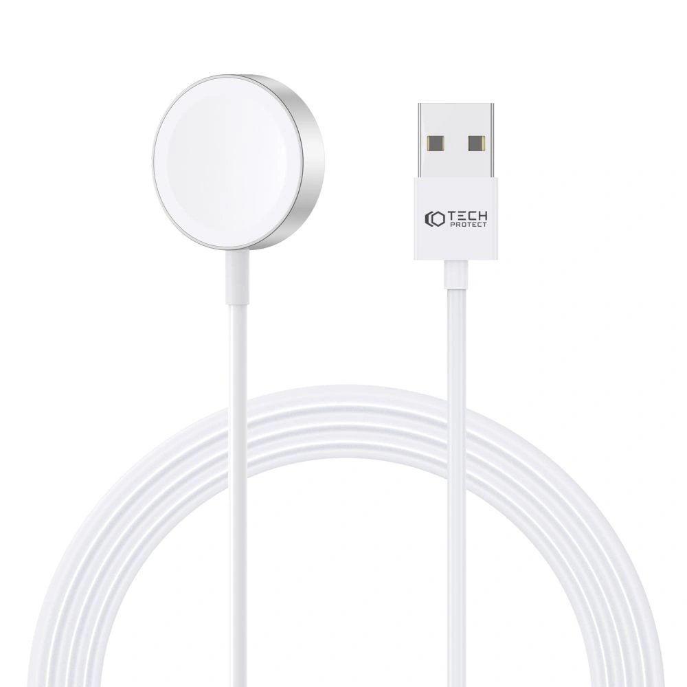 Hurtownia GSM - Töltő Apple Watch Tech-Protect Ultraboost Magnetic Charging 120cm Fehér - THP1877 - {ean13} - Hurt