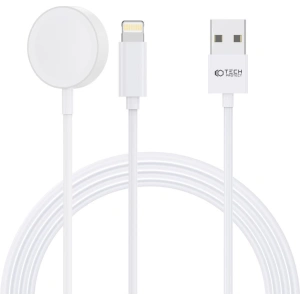 Wholesale Tech-Protect Ultraboost 2in1 Magnetic Charging Apple Watch & Lightning 150cm White - THP1878 - {ean13} - Hurt